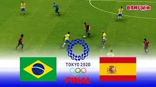 BRAZIL vs SPAIN - Final Olympic Games Tokyo 2020 - PES 2021 efootball