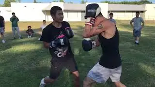 B.C Karen youth boxing 🥊 street fight