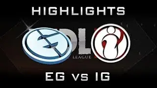 EG vs IG MDL 2017 Highlights Dota 2