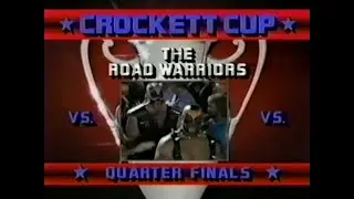 Road Warriors vs Midnight Express   Crockett Cup April 19th, 1986