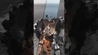 Punta de Teno Lighthouse | Drone Footage Tenerife 🌊🏖️ #travel #tenerife4k #drone #ocean