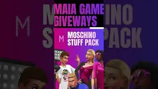 SIMS 4 | MA&Iuml;A GAME | MOSCHINO TO BE WON #thesims #thesims4 #giveaway