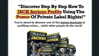 Earn 500USD From PLR Profit Jacker 100% free to download