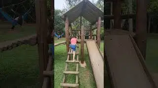 MEU PAI ME DESAFIOU ESCORREGAR NESSE 🤣🤣🤣