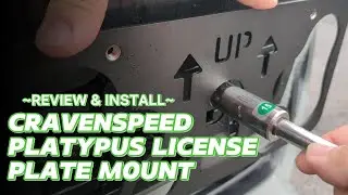 CravenSpeed Platypus License Plate Mount (Install & Review)