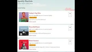 Spotify playlists directory. Explore awesome Spotify playlists listed daily