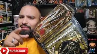 ROMAN REIGNS wwe side plate unboxing and review for the wwe championship