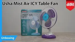 Usha Mist Air ICY Table Fan Unboxing
