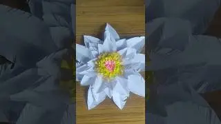 #paper ka flowers design#easy paper flowers#chatpaper arts#paper tricks#trending#viral#artsbyme