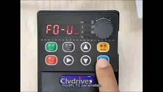VFD operation : How to set up the output frequency of V900 general inverter