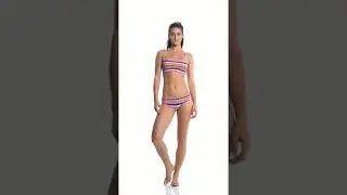 Hobie Smock This Way Ruffle Hipster Bikini Bottom | SwimOutlet.com