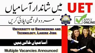 UET jobs | UET university | UET jobs 2023  #governmentjobs #govtjobs #jobs #jobs2023 #govtjobs