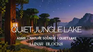 Minecraft Pink Night &mdash; Jungle Lake & Distant Mountains (ASMR 30 min)