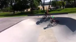 Ben Niles and Brayden Maclean bowl line