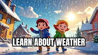 Weather Fun - Kids Song - Learn About Sunny, Rainy, Cloudy, and Snowy Days #kidssong #learning