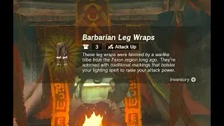 Barbarian Leg Wraps, Walnut Mountain Cave (Tears of the Kingdom)
