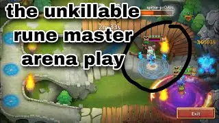 Castle Clash Arena The Unkillable Rune Master Build Cannot Die
