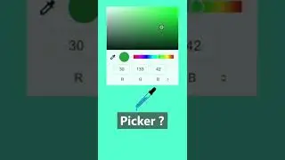Create Color Picker | HTML Tips #html5 #htmltutorial #shorts