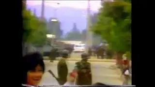 Vernon Mann ITN News Santiago, Chile 1984 - Pinochet Police Raid Slums