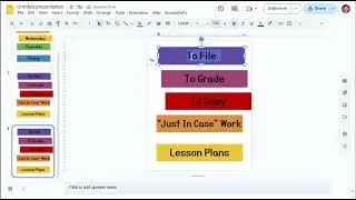 How to Make Labels in Google Slides for your classroom