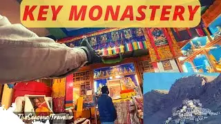 Key Monastery(Kye Gompa) II Largest Monastery in Spiti Valley II Bike Trip #delhi to #spitivalley