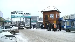 Рынок «Енисейский привоз» попадает в транспортную блокаду?