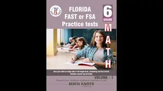 Book Preview Video | Florida , FAST | 6th Grade Math Practice Tests , Volume 1