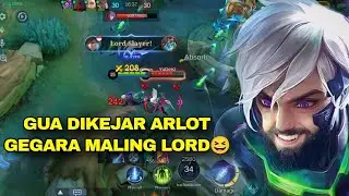 GUSION GUA DIKEJAR ARLOT GEGARA MALING LORD😆 | GUSION GAMEPLAY 