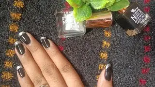 &ldquo;Black Nail Paint Look 🖤 | Simple & Classy Nails 💅&rdquo;@Gw.gungun 