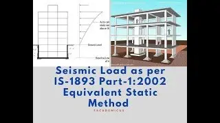 SEISMIC LOAD AS PER -IS :1893 :PART -1 :2002 (STATIC METHOD)