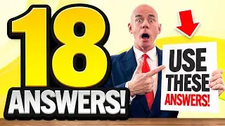 TOP 18 &lsquo;QUICK ANSWERS&rsquo; to JOB INTERVIEW QUESTIONS!
