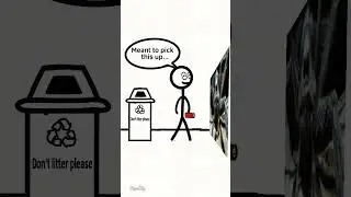 Do not litter 🚯 #memes #animation #littering