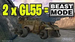 2 x GL-55 Импульсные гранатомёты Игровой процесс - Эпизод 28 Crossout Геймплей
