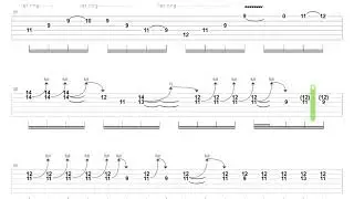 Mike Oldfield   Moonlight Shadow Guitar Tab SOLO from C#