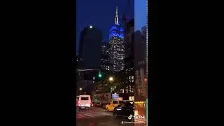 13 seconds The Empire State Building lights | 15 segundos Edificio Empire State iluminado | NEW YORK