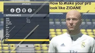 FIFA 17 - ZIDANE LOOK A LIKE || HOW TO MAKE YOUR PRO LOOK LIKE ZIDANE