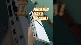 pintei meu play 2 em casa ! #ps2 #play2