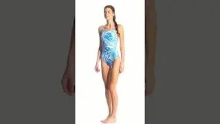 Speedo Women's Turnz Printed One Back One Piece Swimsuit | SwimOutlet.com
