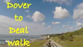 Dover to Deal walk. Return journey by train. Total 20km journey on foot.