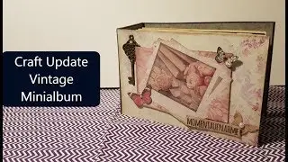Craft Update Vintage Minialbum - Kartenstanzblöcke vom Action verbasteln #benutzmichendlichmal2019
