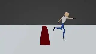 Parkour vault animation exercise.