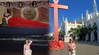 St.Thomas Cathedral Basilica Chennai & Marina Beach ⛱️ bliss 🤗#chennai #travelvlog