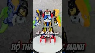 Review Hộ Thần Si&ecirc;u Sức Mạnh Volt V - Hộ Thần Rừng Xanh - Mini Force V #shorts #toys