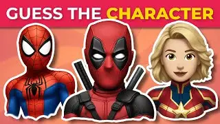 GUESS THE MARVEL CHARACTER BY EMOJI 🦸&zwj;♂️ | Celebrity Quiz