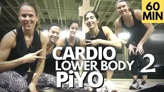 60 MIN Cardio Lower Body Sculpt PiYO  Workout | at Home NO EQUIP | Killer Leg Workout MUSIC DRIVEN 🔥