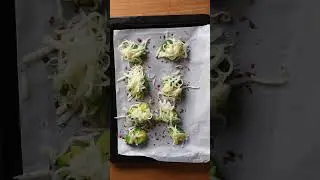 ASMR Cheesy Baked Broccoli