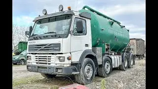 4-Achs Saugwagen-/ Sp&uuml;lfahrzeug Volvo FM12 420