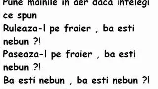 CIA - Ba Esti Nebun lyrics