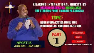 APOSTLE JORAM L. LAIZER ....RUDI NYUMA KATIKA MWILI MPE MUNGU NAFASI AKUTENGENEZEE NJIA