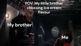 POV: My little brother when choosing ice cream flavours